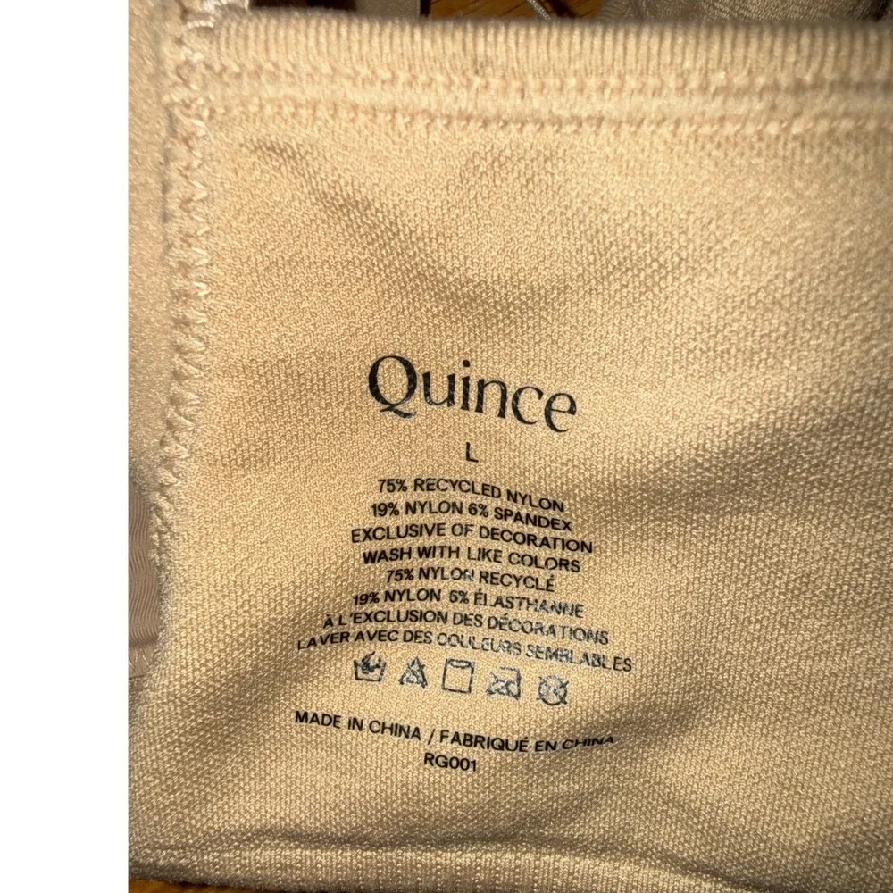 Quince Seamless Nursing Bra Beige Nude Maternity L RG001 seamless smooth NWOT